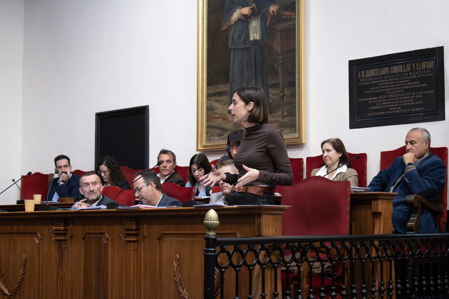 La portaveu municipal de Compromís, Esther Díez.