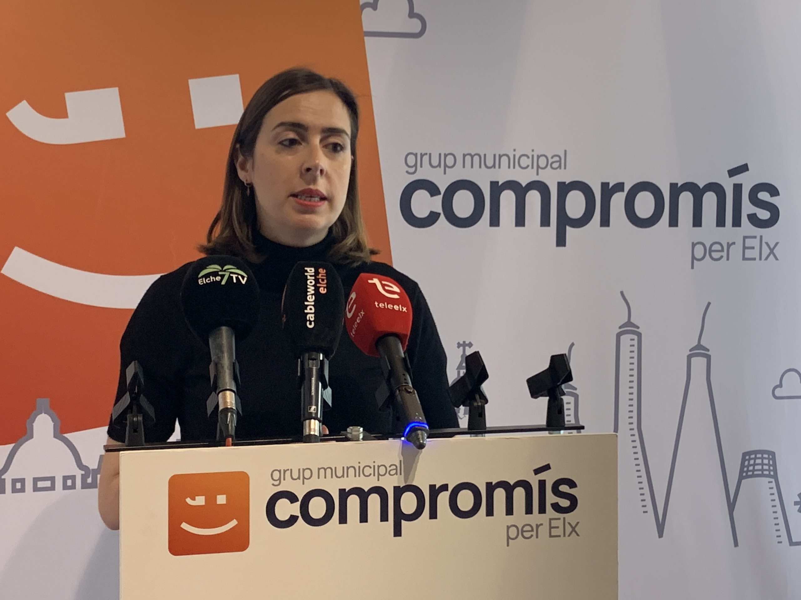 Esther Díez, portaveu del Grup Municipal de Compromís per Elx.