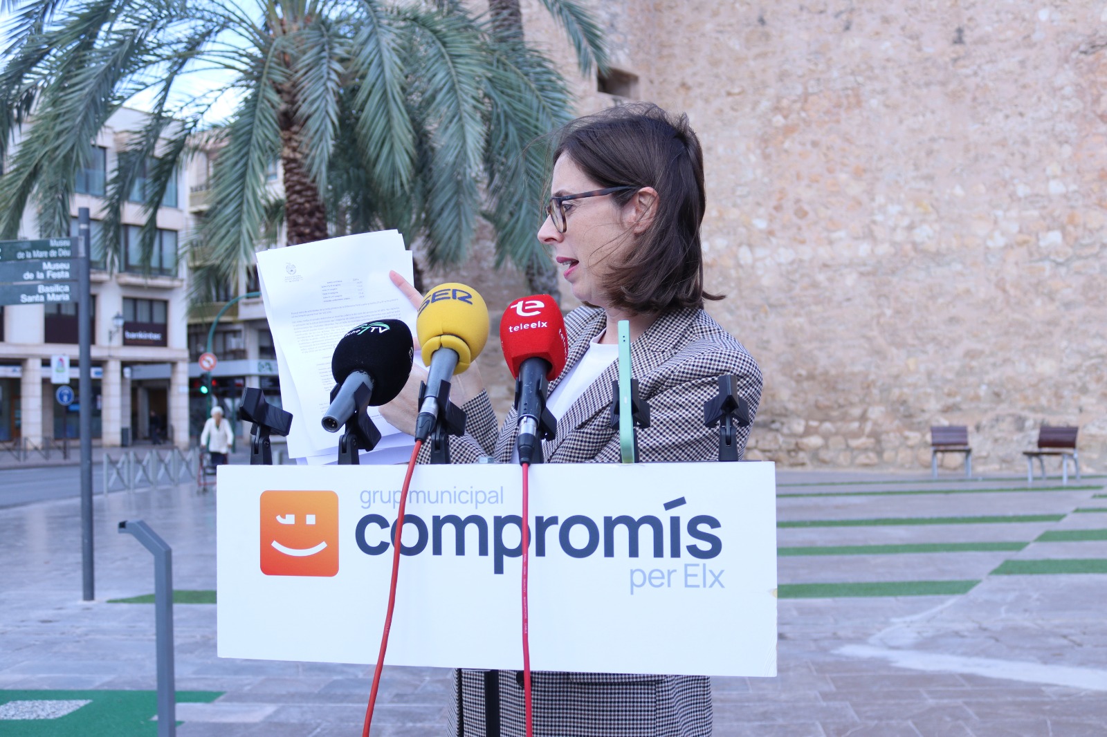 La portaveu del grup municipal Compromís, Esther Díez.