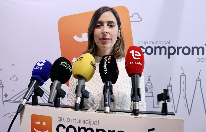 La portaveu del grup municipal Compromís, Esther Díez.