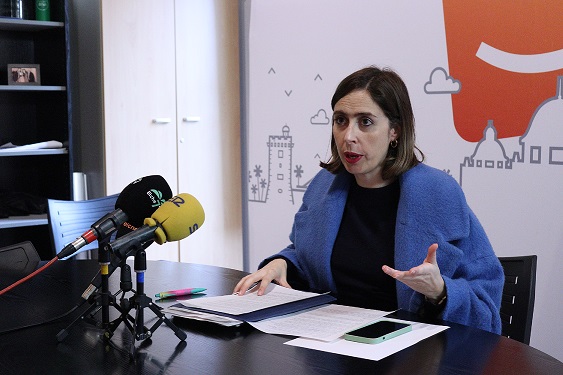 La portaveu del grup municipal de Compromís, Esther Díez.