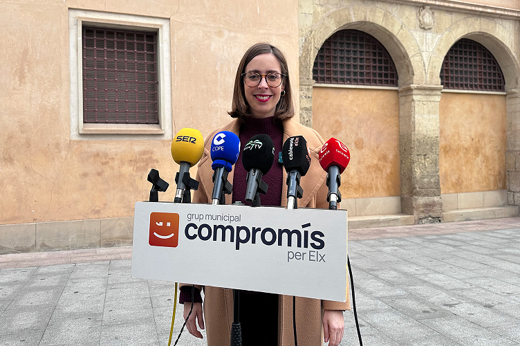 La portaveu del grup municipal Compromís, Esther Díez.