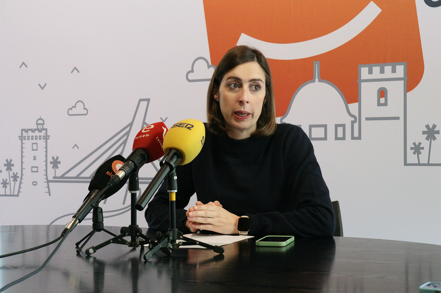 La portaveu del grup municipal Compromís, Esther Díez.