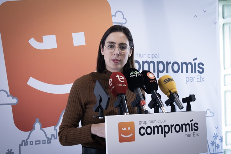 La portaveu del grup municipal Compromís, Esther Díez.