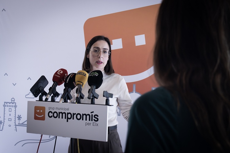 La portaveu del grup municipal de Compromís per Elx, Esther Díez